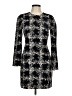 Club Monaco Graphic Black Cocktail Dress Size 6 - photo 1