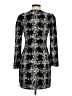 Club Monaco Graphic Black Cocktail Dress Size 6 - photo 2