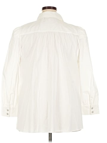 Crown & Ivy 3/4 Sleeve Button-Down Shirt (view 2)