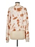 Le Lis 100% Cotton Tie-dye Ivory Sweatshirt Size M - photo 2