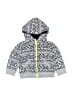 Amy Coe 100% Cotton Gray Zip Up Hoodie 9-12 MO / 12 MO - photo 1