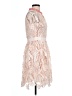 Maje 100% Polyester Ivory Cocktail Dress Size Lg (3) - photo 4