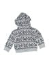 Amy Coe 100% Cotton Gray Zip Up Hoodie 9-12 MO / 12 MO - photo 2