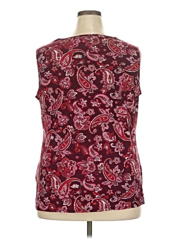 Roz & Ali Sleeveless Blouse (view 2)