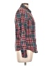 Obey Plaid Burgundy Long Sleeve Button-Down Shirt Size L - photo 4