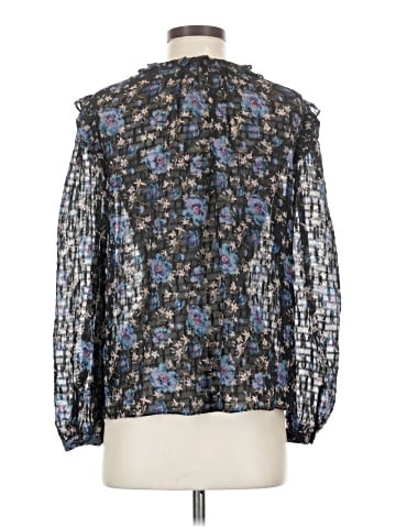 Rebecca Taylor Long Sleeve Silk Top (view 2)