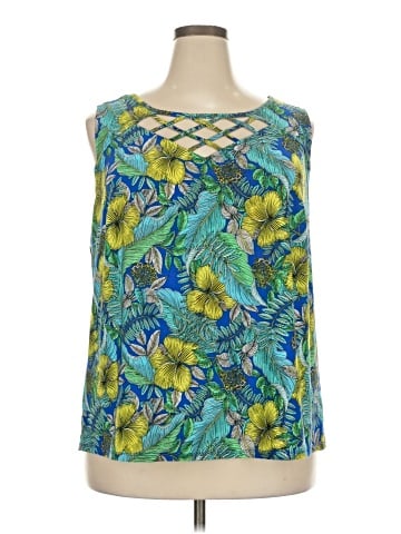 Roz & Ali Sleeveless Blouse (view 1)