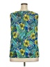 Roz & Ali Teal Sleeveless Blouse Size 2X - photo 2