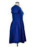 Unbranded Solid Blue Cocktail Dress Size XL - photo 4