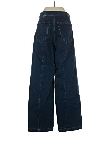 Madewell The Curvy Emmett Wide-Leg Jean in Leffers Wash: Welt Pocket Edition (view 2)