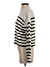 J.Crew Stripes Ivory Turtleneck Sweater Size S - photo 5