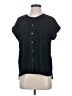 Tiny 100% Polyester Black Short Sleeve Blouse Size XS - photo 1