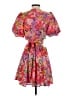 AMUR 100% Polyester Floral Pink Cocktail Dress Size 4 - photo 2