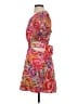 AMUR 100% Polyester Floral Pink Cocktail Dress Size 4 - photo 5