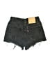 Levi's 100% Cotton Hearts Black Denim Shorts Size 9 - photo 2