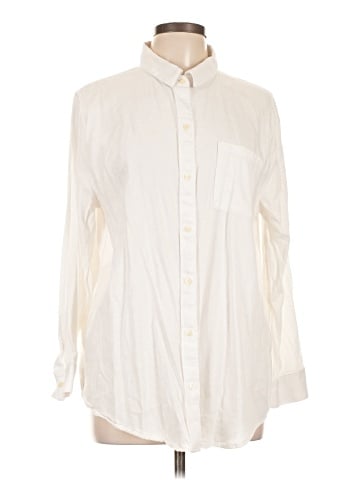 Banana Republic Factory Store Long Sleeve Button-Down Shirt (view 1)