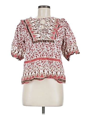 Calypso St. Barth Short Sleeve Blouse (view 1)