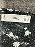 MNG 100% Polyester Black Long Sleeve Blouse Size 8 - photo 7