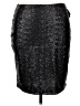 Halogen 100% Polyester Metallic Black Formal Skirt Size 14 - photo 1