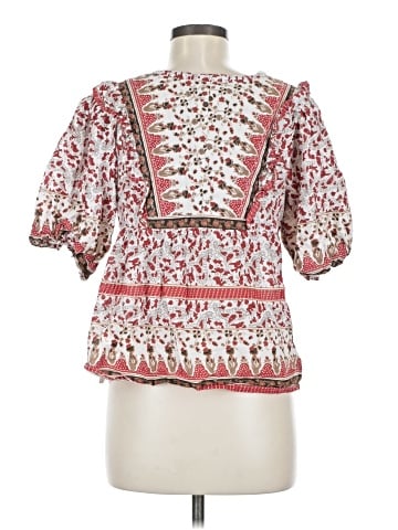 Calypso St. Barth Short Sleeve Blouse (view 2)