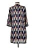 Tulle 100% Polyester Chevron-herringbone Gray Casual Dress Size M - photo 2