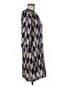 Tulle 100% Polyester Chevron-herringbone Gray Casual Dress Size M - photo 4