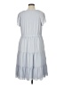 Ann Taylor 100% Polyester Solid Gray Casual Dress Size 14 - photo 2
