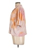 BP. Tie-dye Orange Short Sleeve Blouse Size L - photo 5