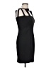 Guess Solid Black Cocktail Dress Size 10 - photo 4