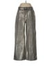 Zara Metallic Silver Jeans Size 10 - photo 1