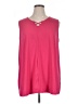 Catherines Pink Sleeveless T-Shirt Size 1X - photo 1