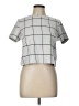 Twik Gray Short Sleeve Blouse Size L - photo 1