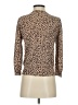 J.Crew 100% Cotton Animal Print Tan Cardigan Size S - photo 2