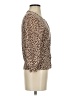 J.Crew 100% Cotton Animal Print Tan Cardigan Size S - photo 4