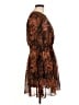 Monsoon 100% Polyester Paisley Brown Cocktail Dress Size 6 - photo 4