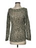 Lafayette 148 New York Metallic Silver Pullover Sweater Size S - photo 1