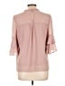 Monteau 100% Polyester Pink 3/4 Sleeve Blouse Size L - photo 2