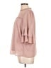 Monteau 100% Polyester Pink 3/4 Sleeve Blouse Size L - photo 5