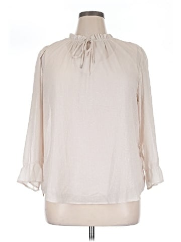 Christopher & Banks 3/4 Sleeve Blouse (view 1)