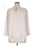 Christopher & Banks 100% Polyester Ivory 3/4 Sleeve Blouse Size XL - photo 1