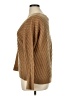 Bobeau 100% Acrylic Chevron-herringbone Brown Pullover Sweater Size 1X - photo 5