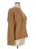 Bobeau 100% Acrylic Chevron-herringbone Brown Pullover Sweater Size 1X - photo 4