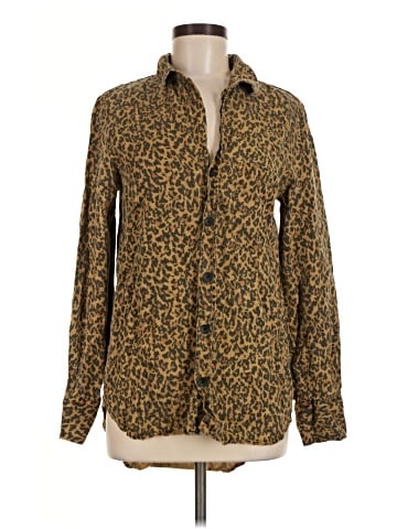 Zara Long Sleeve Button-Down Shirt (view 1)