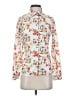 Vero Moda 100% Polyester Floral Ivory Long Sleeve Blouse Size S - photo 1