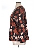 Emery Rose Brown Long Sleeve Blouse Size XL - photo 5