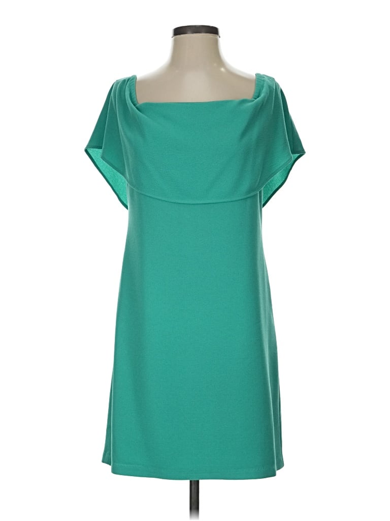 Pre-owned Charles Henry Cocktail Dress In Teal