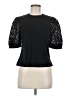 Cinq à Sept Black Short Sleeve Top Size M - photo 1