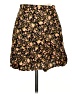 Sim & Sam 100% Rayon Floral Black Casual Skirt Size S - photo 1
