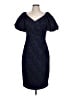 Eliza J 100% Polyester Blue Cocktail Dress Size 12 - photo 1