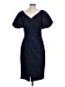 Eliza J 100% Polyester Blue Cocktail Dress Size 12 - photo 2